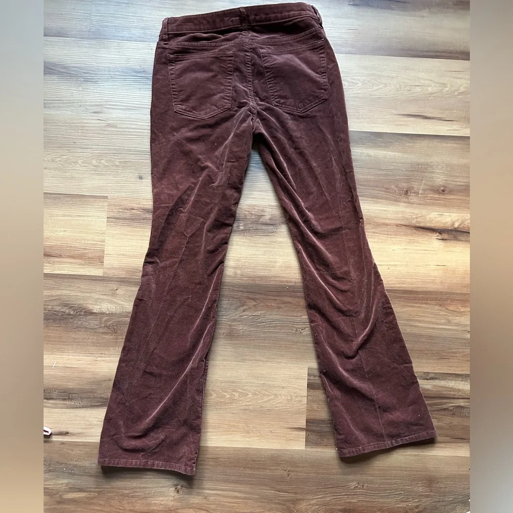 💗brown velvet bootcut pants - Picture 3 of 5